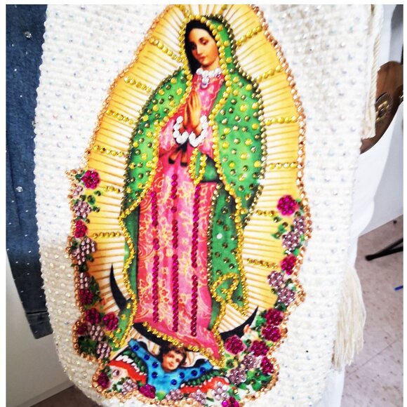 This item is a handcrafted Wayuu mochila bag from Colombia crystals beaded - Picture 3 of 10